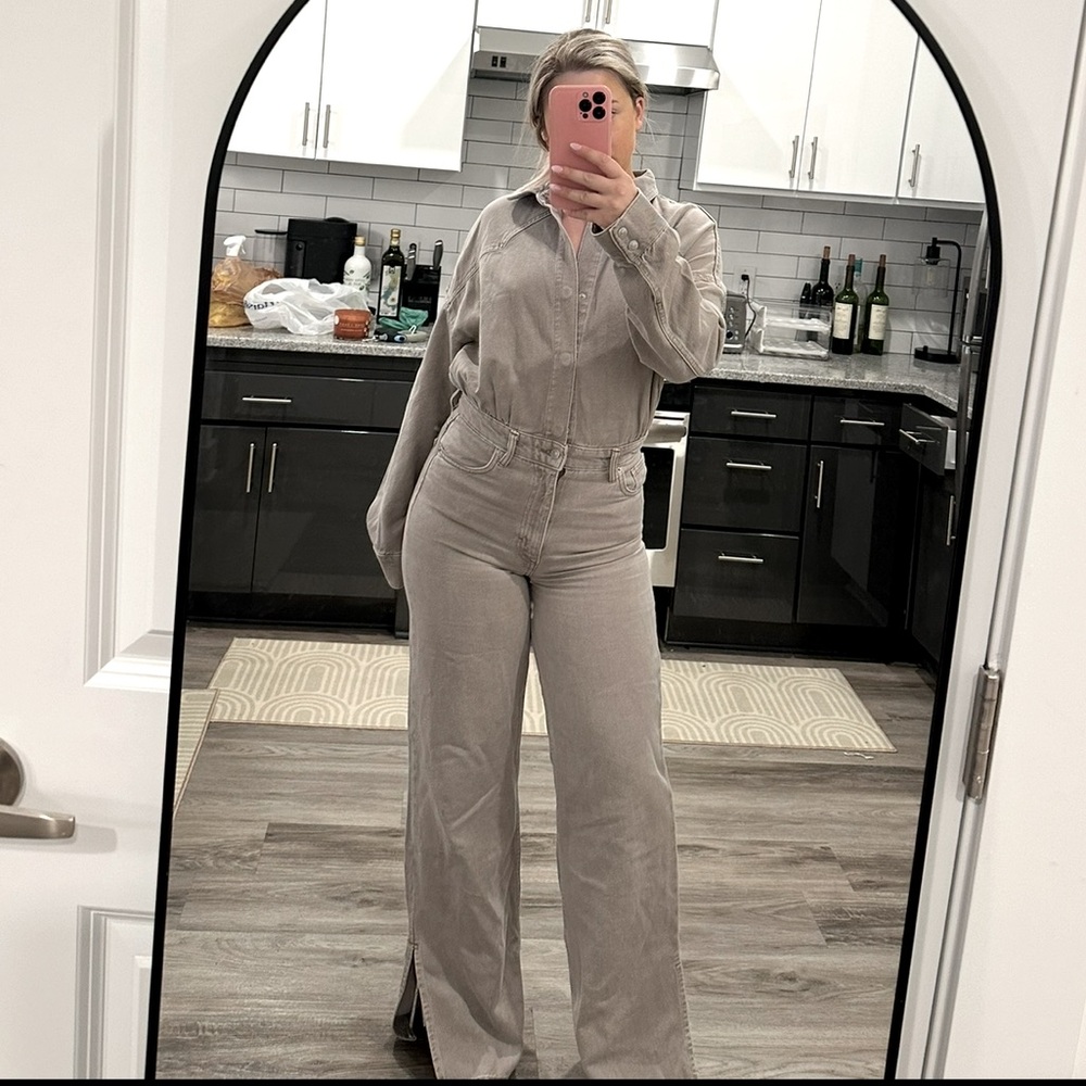 ZARA denim jumpsuit